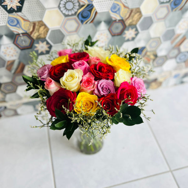 Mix Flower Vase
